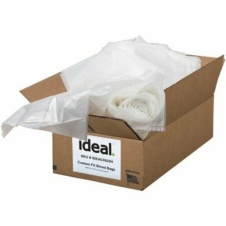 IDEAL SHREDDERS Shredder Bags, f/24107/4108, 27inx17inx64in, CL, 80PK ISRIDEAC0922H